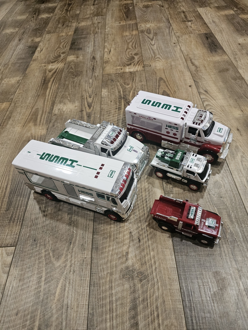 HESS Truck Lot 5 Ambulance Firetruck Tow Truck